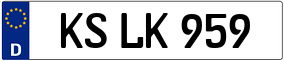 Truck License Plate
